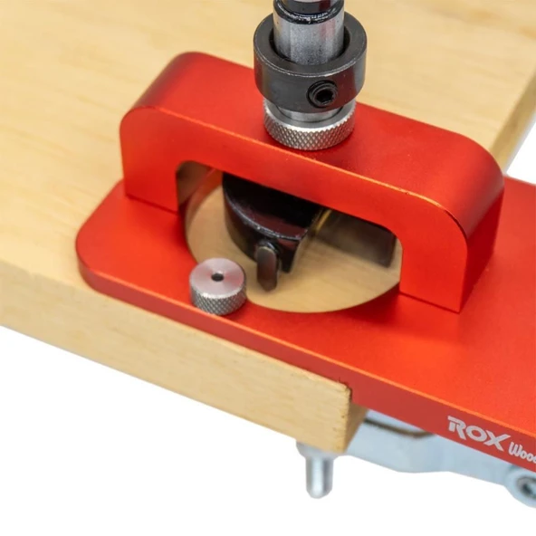 Rox Wood 0156 Alüminyum Tas Menteşe Kılavuz Seti - 5