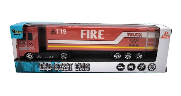 Oyuncak Diecast Tır Kırmızı