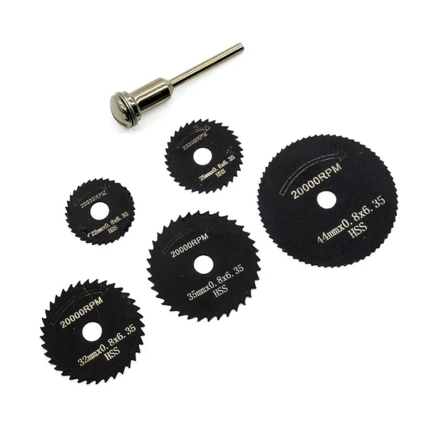 Rox Wood 0088 HSS Gravür Makinası Mini Testere Seti 6 Parça - 6