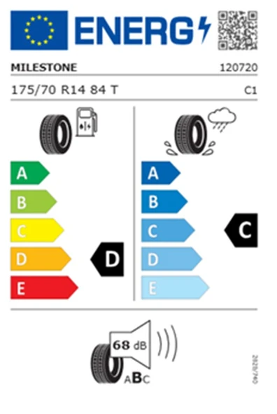 Milestone 175/70 R14 84T Carmile Oto Yaz Lastiği (Üretim Yılı:2025) - Resim 2