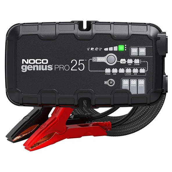 NOCO GENIUSPRO25 6V/12V/24V 1000A Akıllı Akü Şarj ve Akü Bakım/Desülfatör/Power Supply - 2