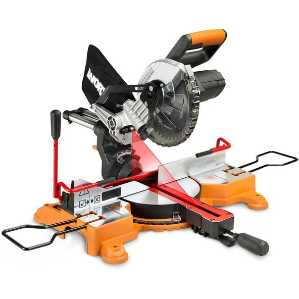 WORX WX845.9 20Volt 216MM Profesyonel Kızaklı Gönye Kesme (Akü Dahil Değildir) - 6