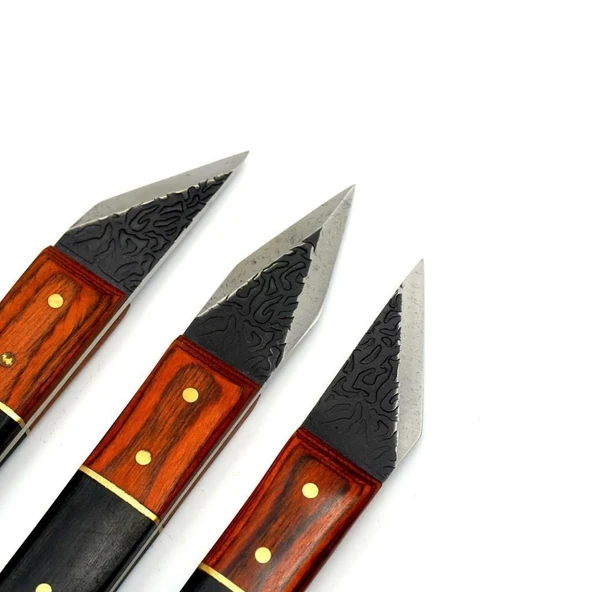 Rox Wood 0056 LUBAN Ahşap İşaretleme Bıçak Seti 3 Parça - 3