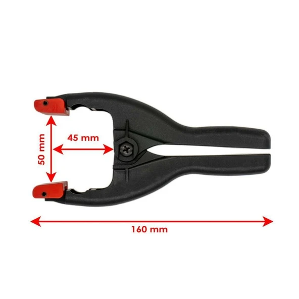 Rox 0152 Yaylı Mandal Tip Kıskaç İşkence 50 mm (2 li) - 7