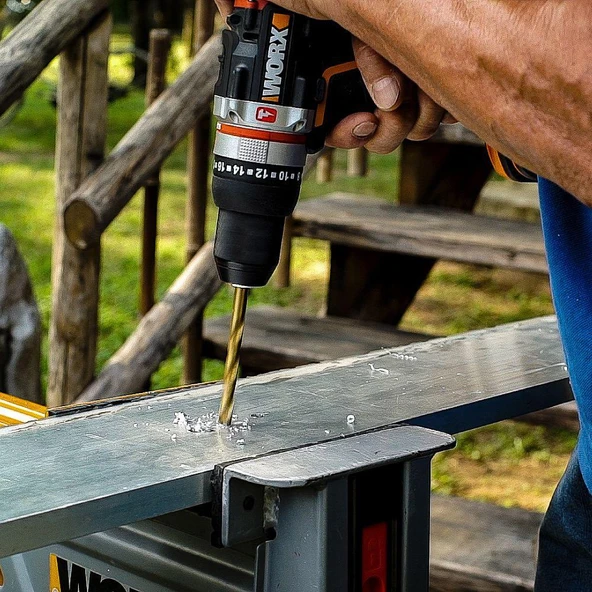 WORX WX-JCR.9 20Volt Kömürsüz Profesyonel Darbeli Matkap (Akü Dahil Değildir) - 4