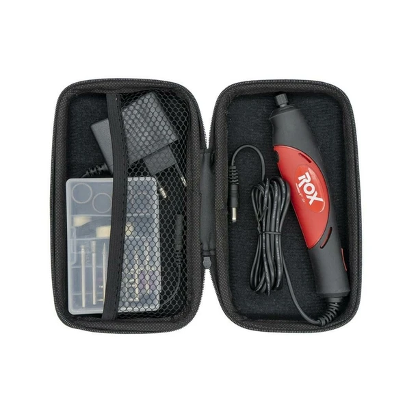Rox 0093 Mini Hobi Gravür Makinası 25 Parça Aksesuarlı - 12
