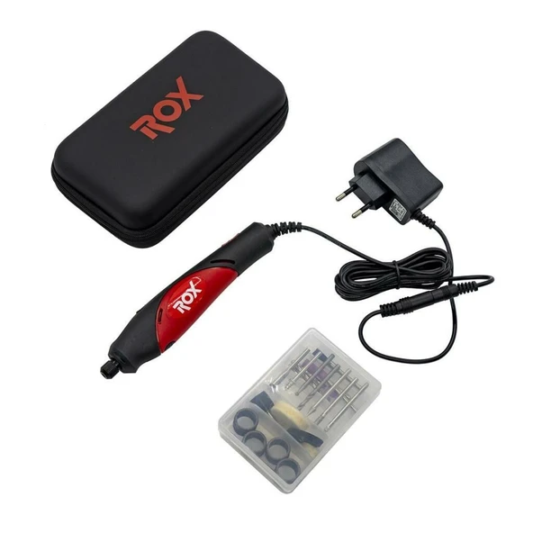 Rox 0093 Mini Hobi Gravür Makinası 25 Parça Aksesuarlı - 10
