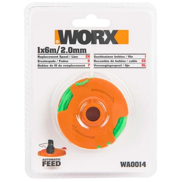 WORX WA0014 2.0MM x 6Metre Duble Helix Spiral Burgulu Yedek Misina - 8
