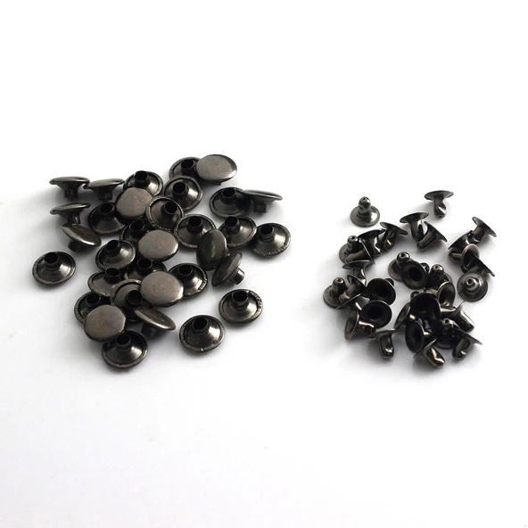 Perçin Rivet 33 no 7mm 150 Takım (Leathercraft, Deri Hobi) - 6
