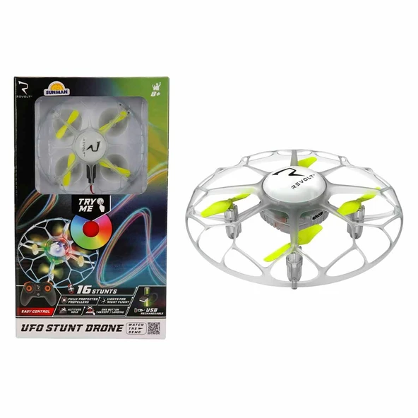 Syma UFO Stunt Işıklı USB Şarjlı Uzaktan Kumandalı Mini Drone