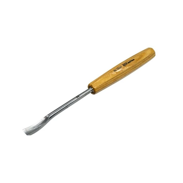 Rox Wood 0133 Premium Bükülmüş Oluklu Oyma Iskarpela 10 mm - 9