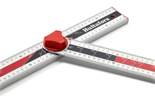 Hultafors PS90 Alüminyum Dört Fonksiyonlu Açı ve İşaretleme Cetveli 90 cm 253510 - 8
