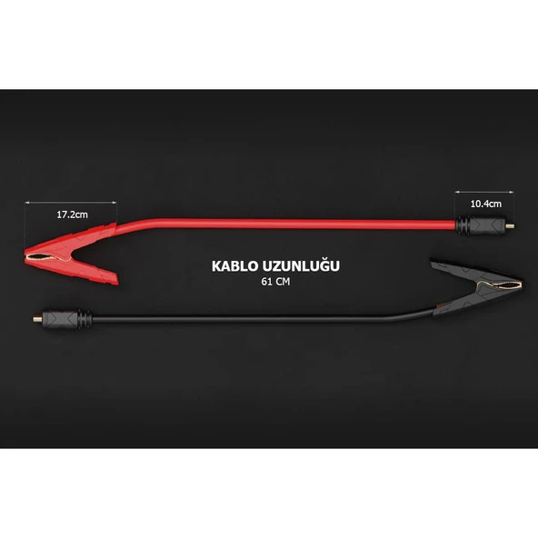 NOCO GBC004 12V/24V GB500 Ağır Hizmet Tipi Akü Takviye Bağlantı Kablosu - 10