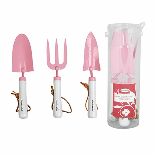 Gardenwind Plastik 3 lü Set Pembe P2232003 - 5
