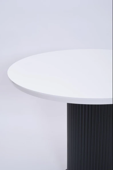 Bohem Norte Yuvarlak Mutfak Masa Sandalye Takımı 100cm - Resim 3