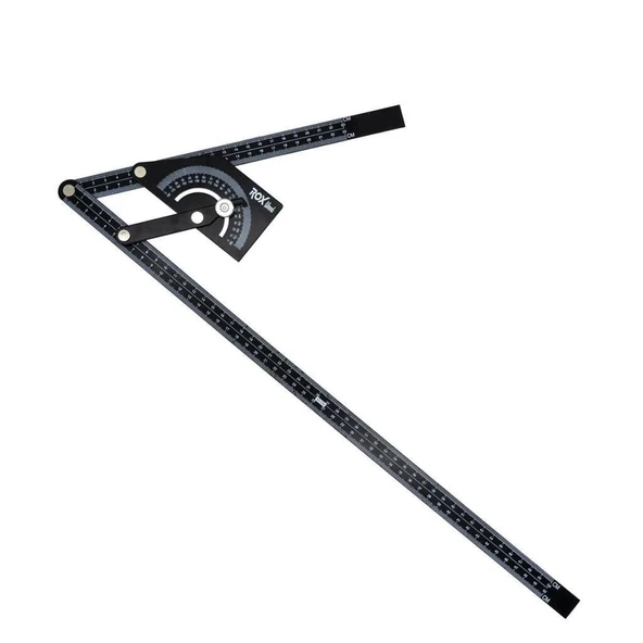 Rox Wood 0102 Çok Fonksiyonlu Dereceli Gönye İletki 23cm x 50cm - 5