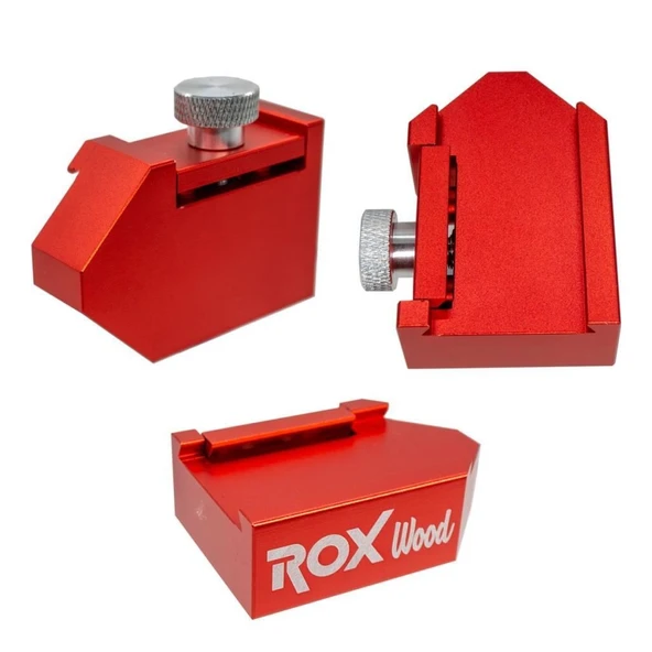 Rox Wood 0162 Alüminyum Cetvel Tutucu Gönye 45°- 90° - 7