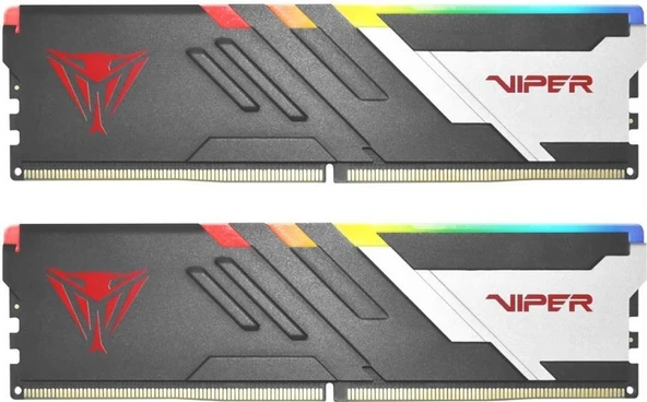 Patriot PVVR532G640C32K Viper Venom RGB 32 GB 2x16 DDR5 6400 MHz CL32 PC Ram