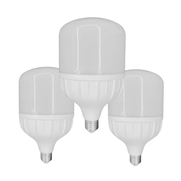 Chn 3'lü Paket 50w Büyük Boy 6500K Beyaz Işık E27 Led Tasarruflu Ampül