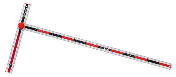 Hultafors PS120 Alüminyum Dört Fonksiyonlu Açı ve İşaretleme Cetveli 120 cm 253501 - 9