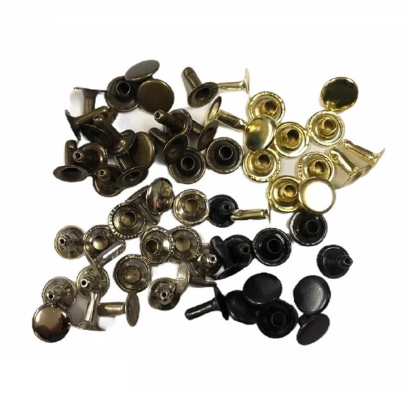 Perçin, Rivet, Toruk 33,5 no 9mm 150 Takım (Leathercraft, Deri Hobi)