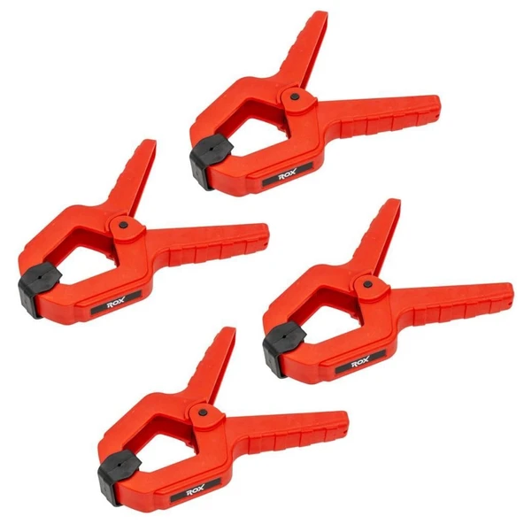 Rox 0146 Yaylı Mandal Tip Kıskaç İşkence 25 mm (4 lü) - 2