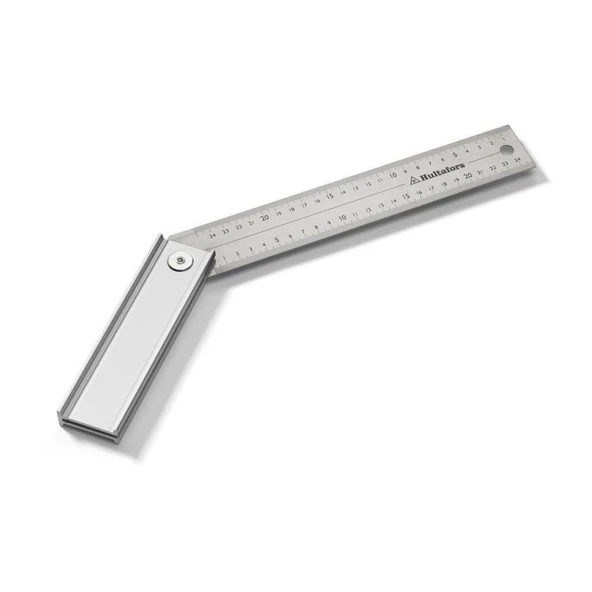 Hultafors QUATTRO25 Ayarlı Üç Açılı Çelik Gönye 250 mm 253103 - 4