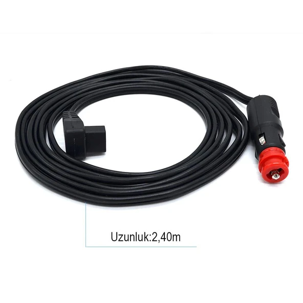PARAGO PGDC12 12V/24V Kompresörlü Araç Buzdolapları Universal Çakmaklık Giriş Kablosu - 8