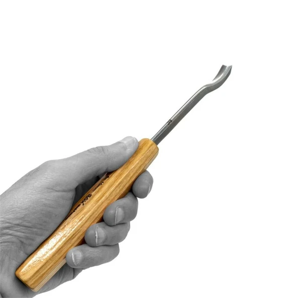 Rox Wood 0133 Premium Bükülmüş Oluklu Oyma Iskarpela 10 mm - 10