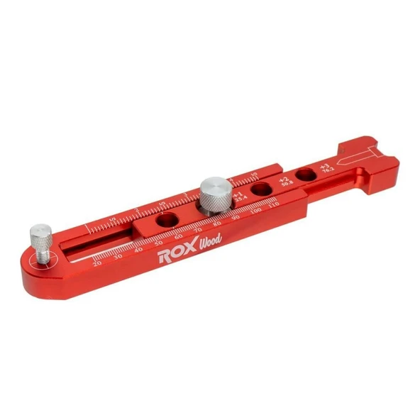 Rox Wood 0165 Ahşap İçin Alüminyum Dairesel İşaretleme Cetveli - 6