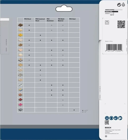 BOSCH 160x20x2,4 mm 42 Diş PRO Multi Material Daire Testere Bıçağı(Aluminyum Kesime Uygun) - 12