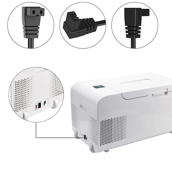 PARAGO PGDC12 12V/24V Kompresörlü Araç Buzdolapları Universal Çakmaklık Giriş Kablosu - 10