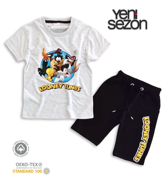 Triliya Pamuklu Unisex Çocuk Kapri Takımı (Cepli & Kordonlu, 3-12 Yaş) TRL-52 - 6