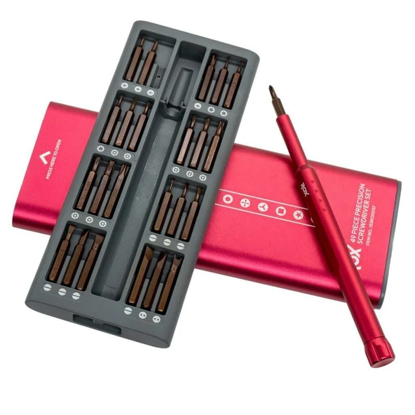 Rox 0157 Manyetik Elektronikçi Hassas Tornavida Seti 49 Parça - 12