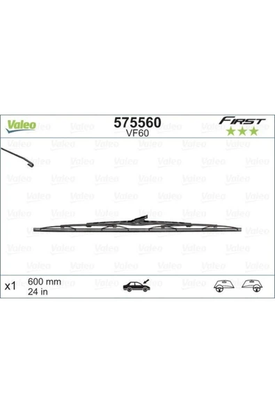 575560 Silecek Supurgesi First 600mm 6272271 (WP261747)