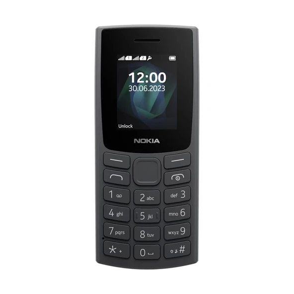 Nokıa 105 2023 Koyu Gri Tuşlu Cep Telefonu (Nokia Türkiye Garantili)