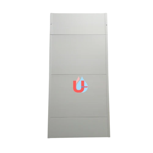 PVC Kapaklı Kombi Dolabı Demonte 110cm Önden & Yandan Baca Çıkışlı