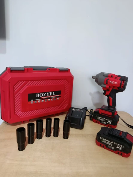 PROFESYONEL SOMUN SIKMA MAKİNESİ-1000 NM-EKSTRA GÜÇLÜ MODEL-KÖMÜRSÜZ-ÇİFT BATARYA SET-2 YIL GARANTİ