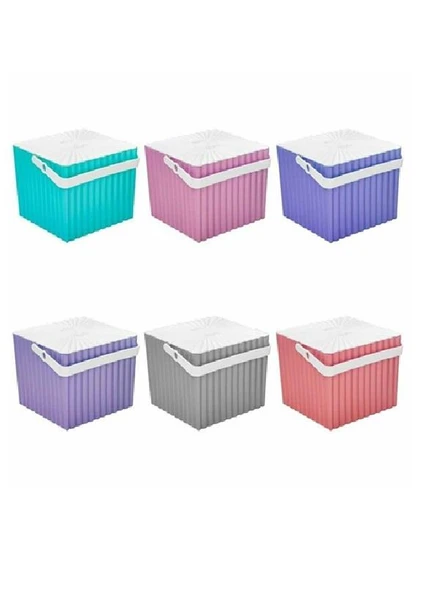 Flora Trendy Çok Amaçlı Kova (Kare) F366