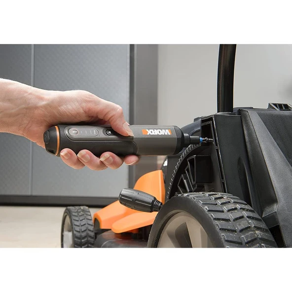 WORX WX240 4Volt/1.5Ah. Li-ion Akıllı Şarjlı Tornavida + 26 adet Bits Uç - 9