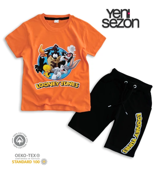 Triliya Pamuklu Unisex Çocuk Kapri Takımı (Cepli & Kordonlu, 3-12 Yaş) TRL-52 - 2