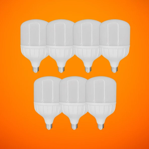 Chn 7'li Paket 30w Büyük Boy 6500K Beyaz Işık E27 Led Tasarruflu Ampül - 3