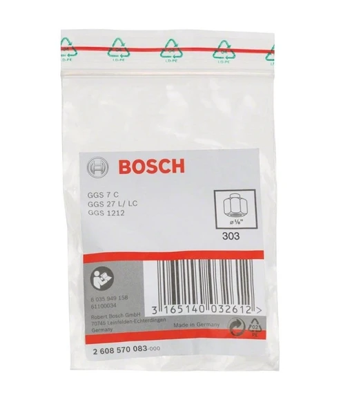 BOSCH Somunlu Pens Seti 1/8'' 3,2 mm (Kalıpçı Taşlama - Freze için) - Resim 9