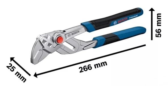 BOSCH Otomatik Fort Pense Düz Ağızlı 250 mm (1600A02W3R) - 10