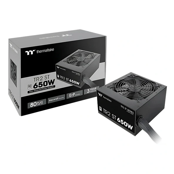 Thermaltake TR2 ST 650W 80+ APFC 12cm Fanlı PS-TRS-0650NNSAWE-T Power Supply - Resim 3