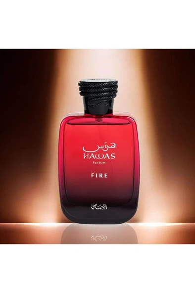 Rasasi Hawas Fire EDP 100ml Erkek Parfümü - 5