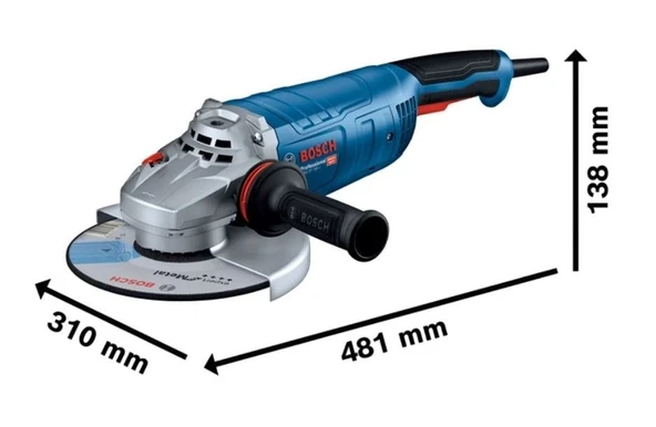 BOSCH GWS 27-230 J Taşlama 2700 Watt 230 mm - 9