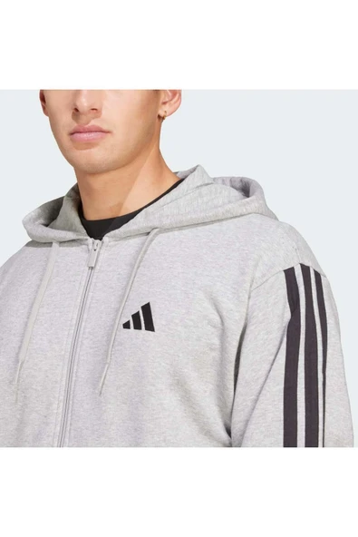 ADİDAS ERKEK KAPÜŞONLU SWEATSHİRT M 3S FT FZ HD JE6338 - 3