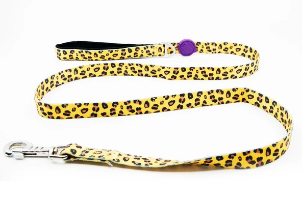 Tailpetz Leopard Köpek Gezdirme Kayışı 120 cm x 2 cm