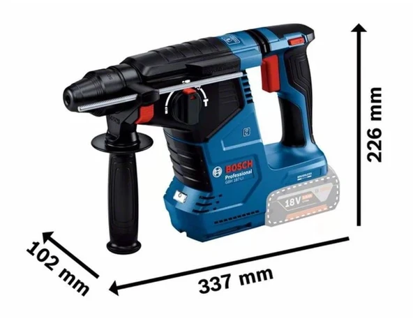 BOSCH GBH 187 LI Akülü Kırıcı Delici 18 Volt (Akü ve Şarj Aleti Hariç) - 6